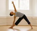 woman doing yoga pose
