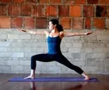 woman doing yoga pose