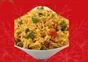Image of Indian Veggie Pulao in a white bowl.